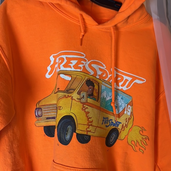 Khalid Other - Khalid Free Spirit Tour 2019 Van Hooded Sweatshirt Men’s Small